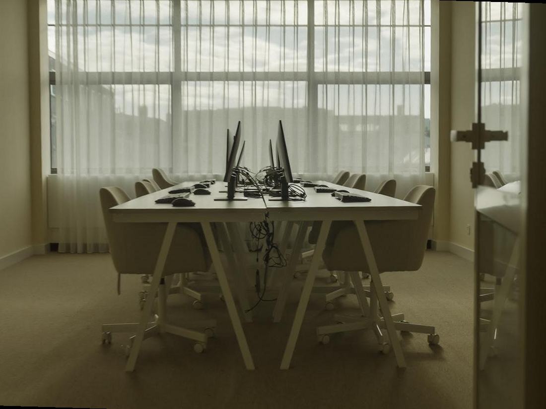 A workspace ready for the day